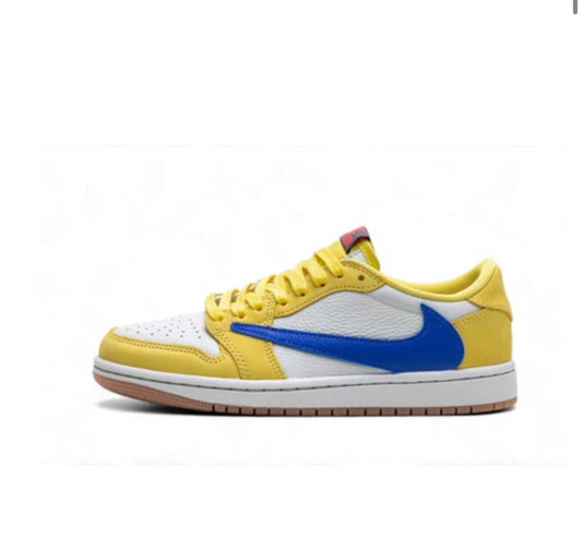 Air Jordan 1 low x Travis Scott canary blue